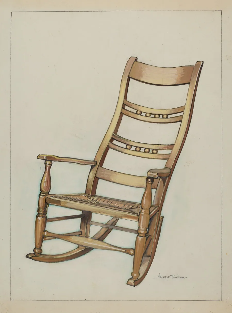 Colonial Rocking Chair by Florence Truelson