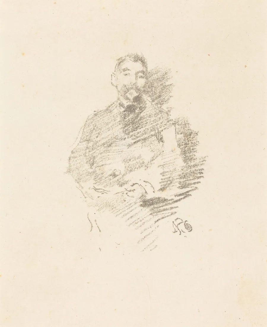 Stéphane Mallarmé by James McNeill Whistler