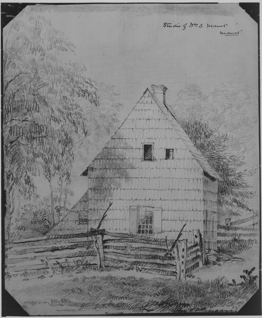 Studio of William S. Mount (from McGuire Scrapbook) by Shepard Alonzo Mount
