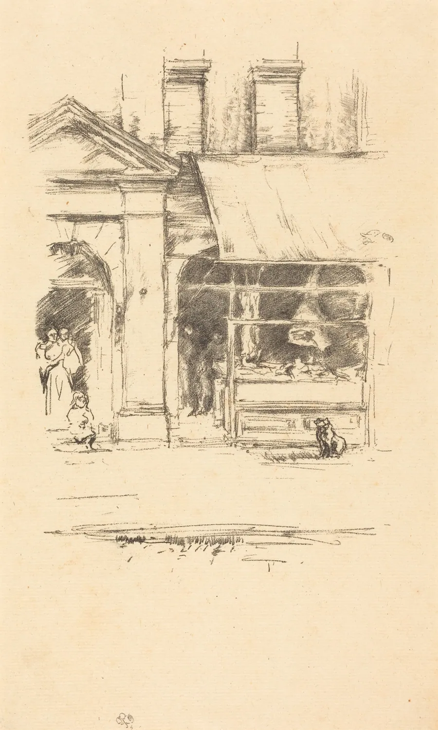 The Butcher's Dog by James McNeill Whistler