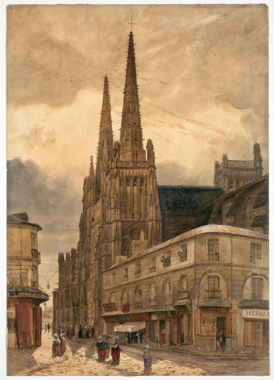 Cathédrale Sainte-André de Bordeaux by Adrien Dauzats