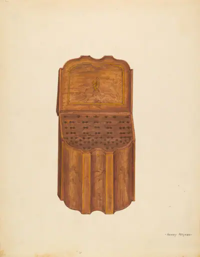 Knife Box - Mahogany