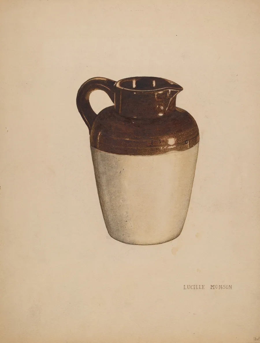 Crockery Pitcher by Lucille Manson