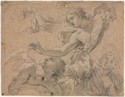 Studies of Angels (recto)