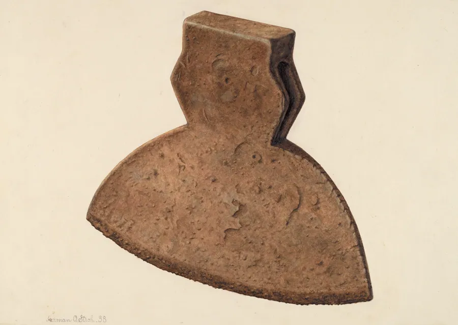 Broad Axe Head by Herman O. Stroh