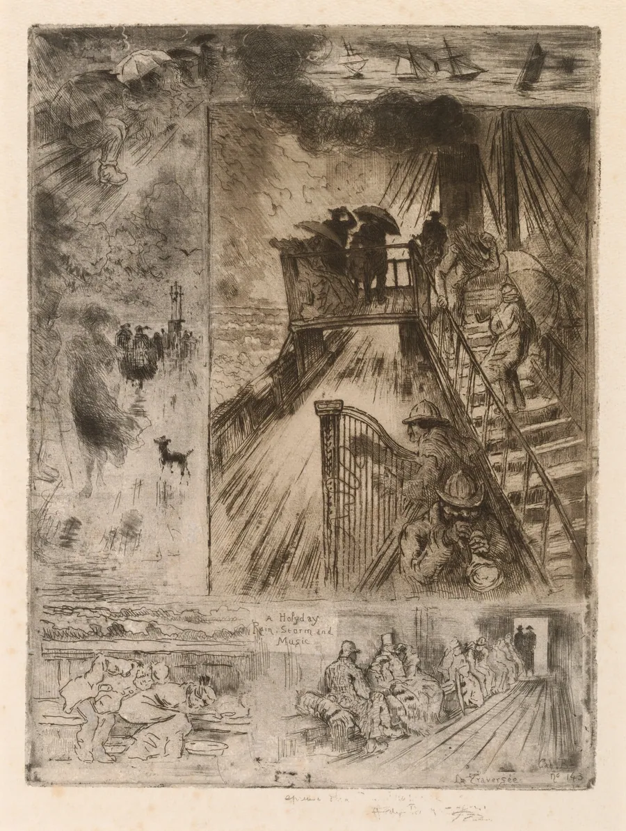 The Passage by Félix-Hilaire Buhot