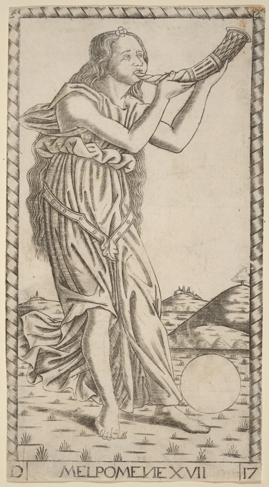 Melpomene by Master of the S-Series Tarocchi